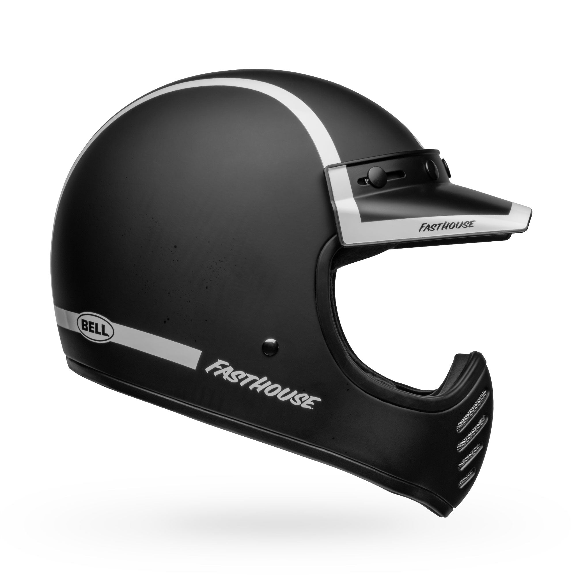 The Original PS MOTO-3 FH OLD ROAD M/G BK/WH M Newstalgic Helmets 7152115