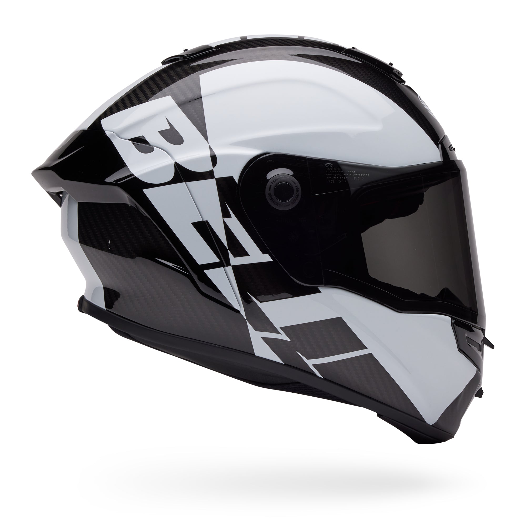 Dedicated Racer PS RACESTAR DLX OFFSET BK/WH XL Street Helmets 7162434