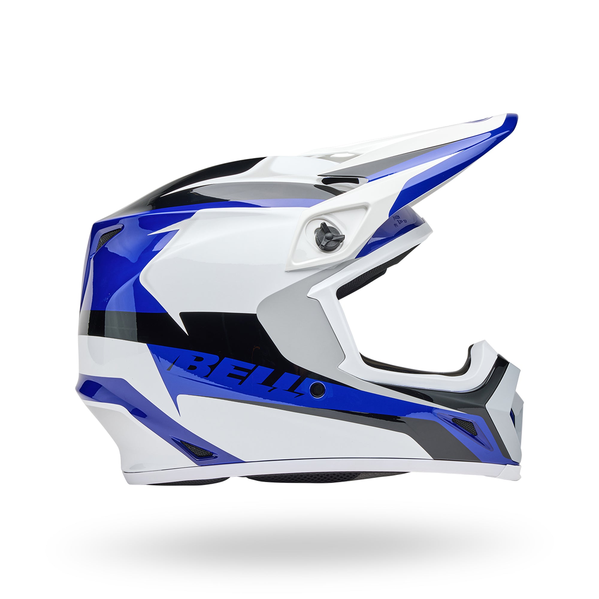 Motocross Hero PS MX-9 MIPS RIFT BL/WH S Dirt Helmets 7163852