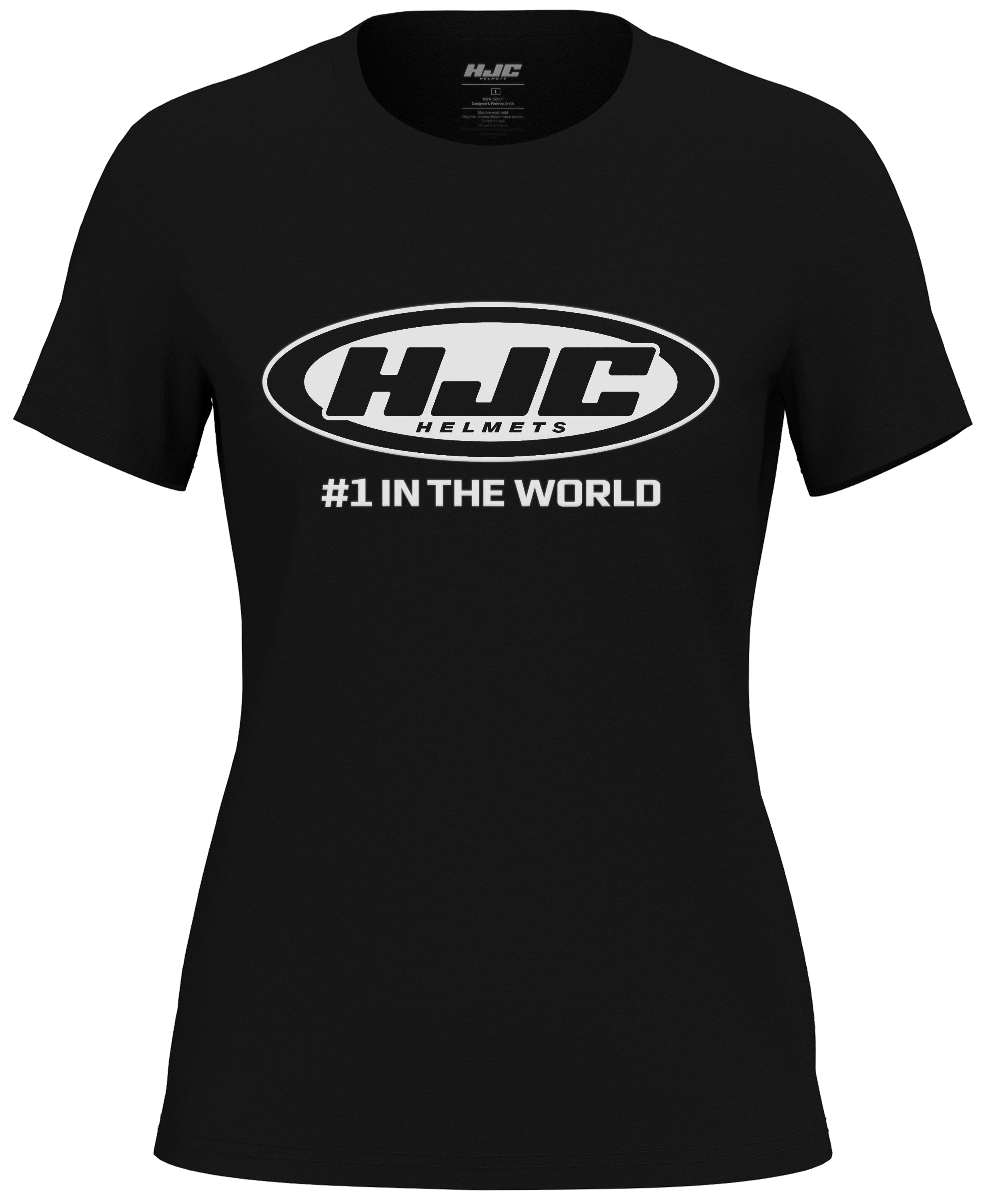 HJC CORP WMNS TEE BLACK XSM0680-2001-73