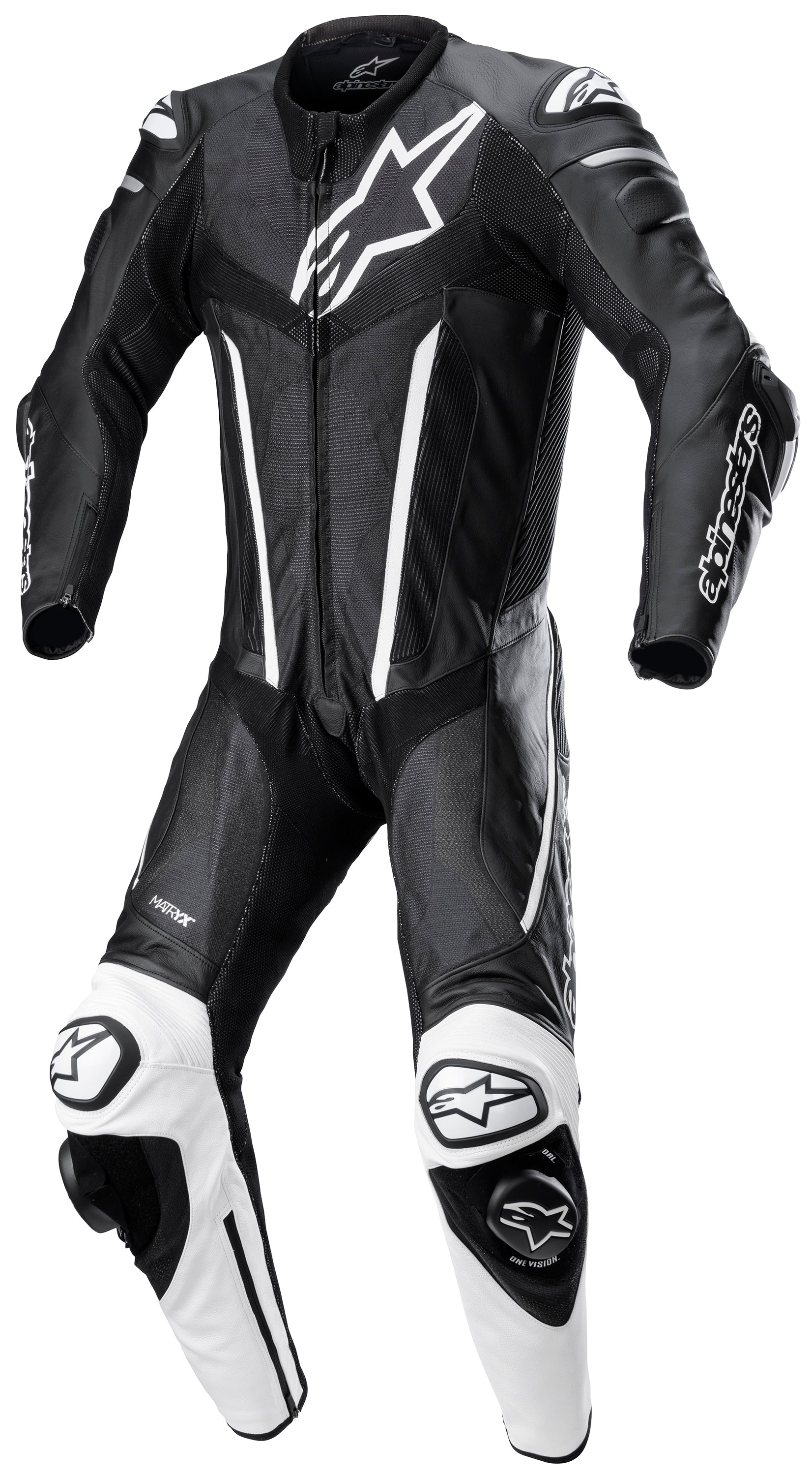 FUSION SUIT 1PC BLK WHT 464015-2206-46